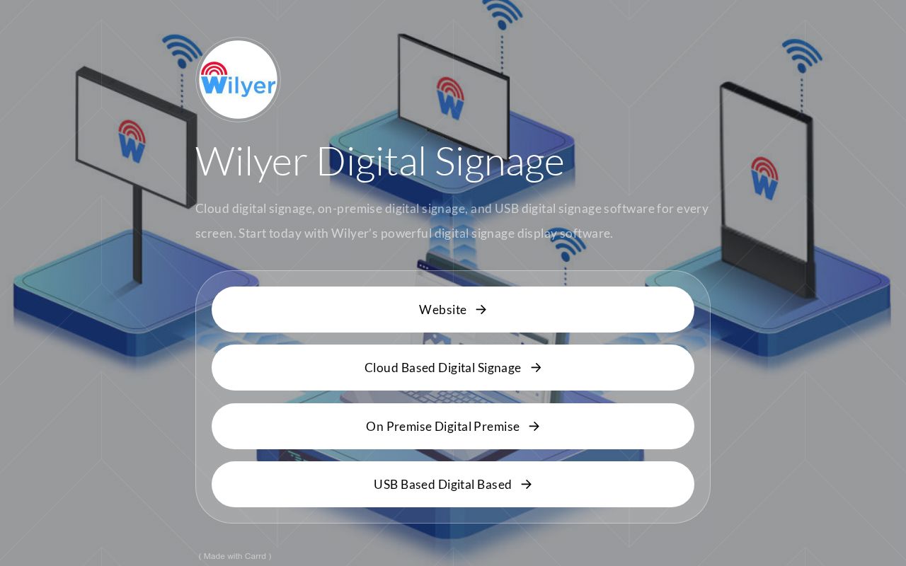 Carrd profile picture for @wilyer